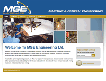Tablet Screenshot of mge.co.nz