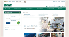 Desktop Screenshot of mge.com